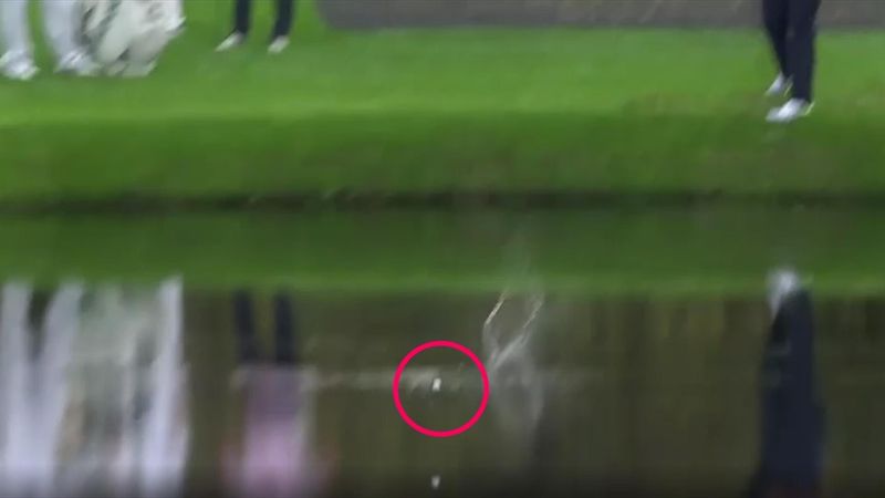 Irres Hole-in-One beim Masters: Ball flippert übers Wasser