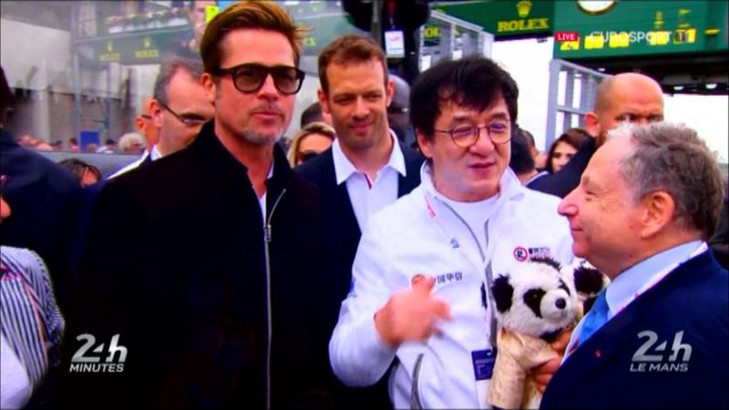 Le Mans 24 Saat'te yıldızlar geçidi! Jackie Chan, Jason Statham, Brad Pitt ve diğerleri...