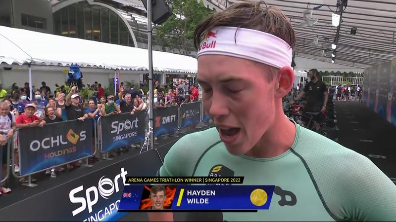 'Kudos to Alex' - Race winner Wilde reacts to Esports Triathlon