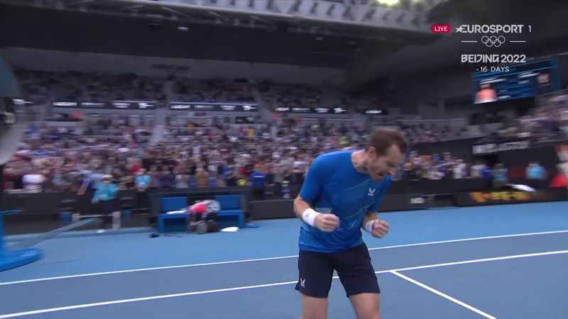 La emocionadísima celebración de Andy Murray tras volver a ganar en Australia 5 años después
