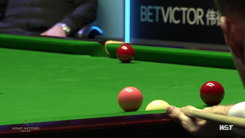 'This is more like it!' - Trump hits beautiful century to take lead against Maflin
