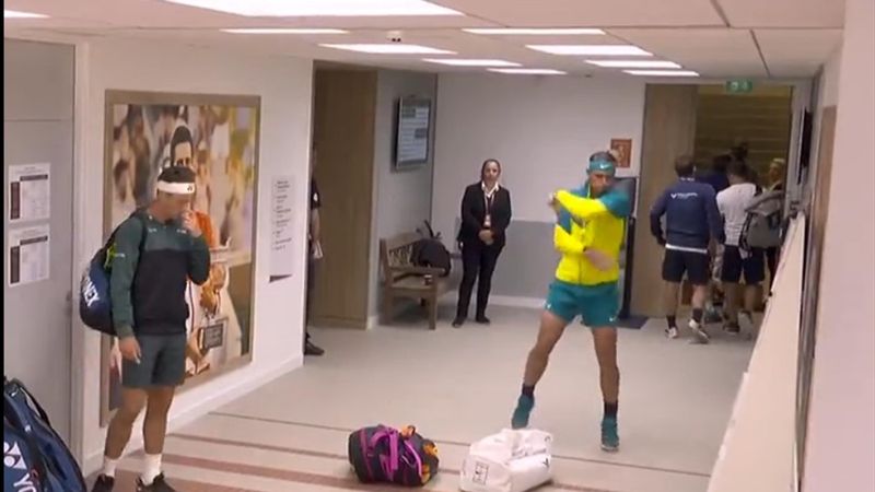 Nadal a câştigat finala cu Ruud încă de la vestiare. Imaginile devenite virale