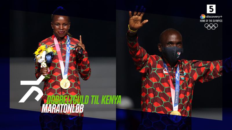 Dobbelt maratonguld til Kenya overrakt ved afslutningsceremonien