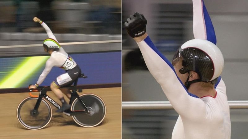 UCI Track Champions League: Lavreysen sprint win compared with Hoy in 2008