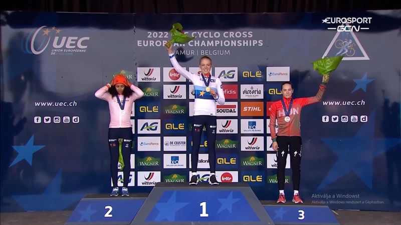 Mosolyogva vette át bronzérmét Vas Blanka az Európa-bajnokságon - videó