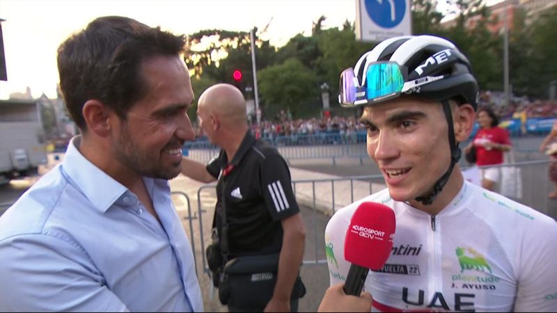 Anche Contador si commuove per Ayuso: "Sono sul podio, un giorno molto speciale"
