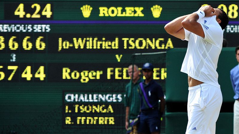 Tsonga : "Je n'avais jamais rêvé jouer Federer comme ça sur le central de Wimbledon"
