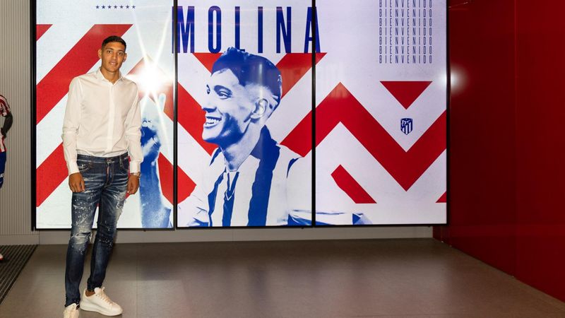 Nahuel Molina: "Tener la posibilidad de jugar en el Atlético de Madrid es un sueño"