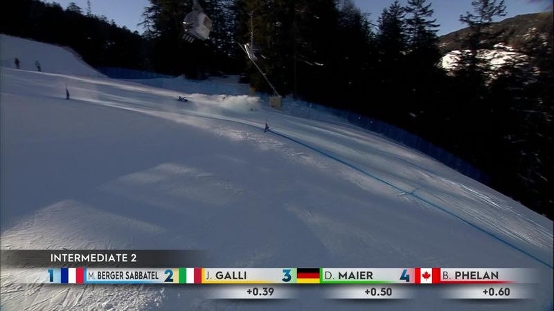 Sólo quedó una: Increíble caída múltiple en la Copa del Mundo de esquí cross