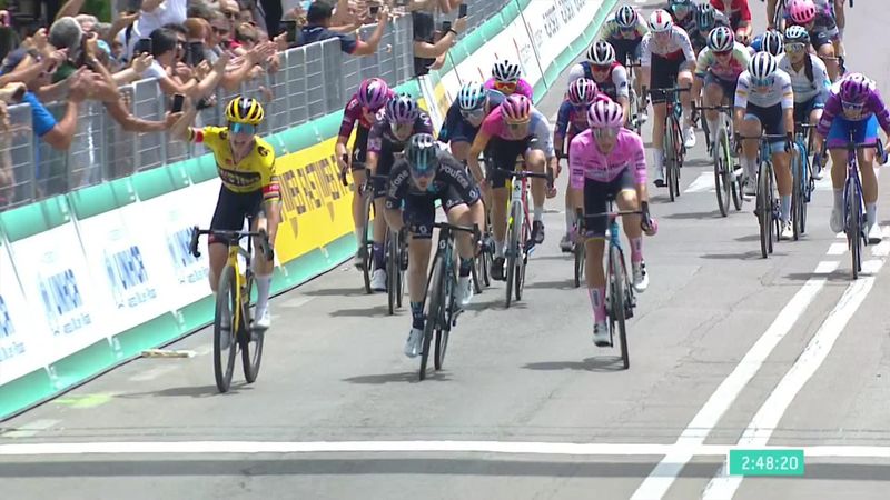 Marianne Vos se luce en la 3ª etapa y Elisa Balsamo sigue de rosa