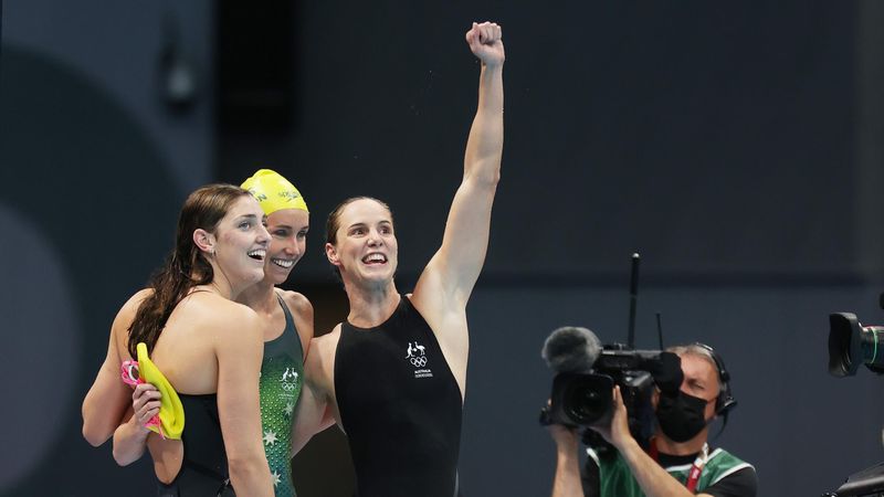 Erster Weltrekord in Tokio: Australiens Staffel bricht Bestmarke