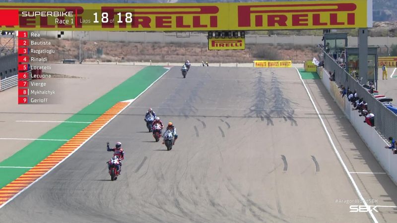 'What a glorious start!' - Rea storms to opening victory at Aragon