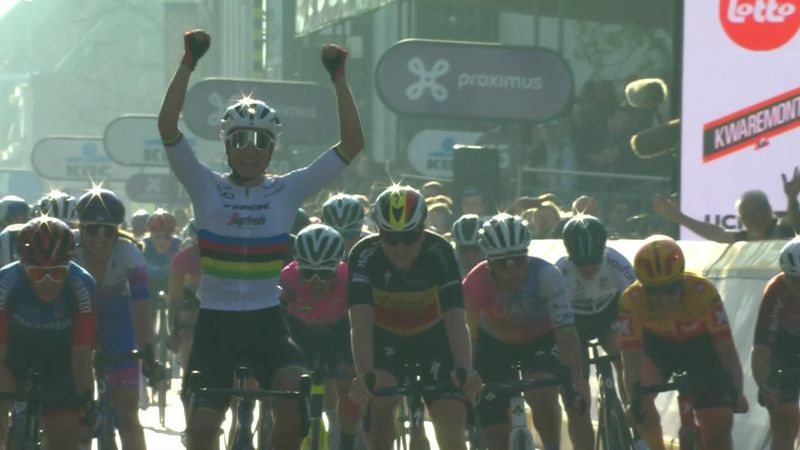 Gent-Wevelgem: Highlights of women's race as Elisa Balsamo powers to victory