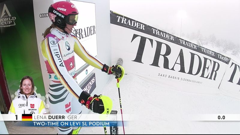 WATCH - Lena Duerr tops the standings after Run 1 in Levi