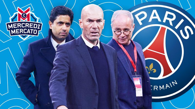 "L'obsession Zidane du PSG ralentit tout son mercato"