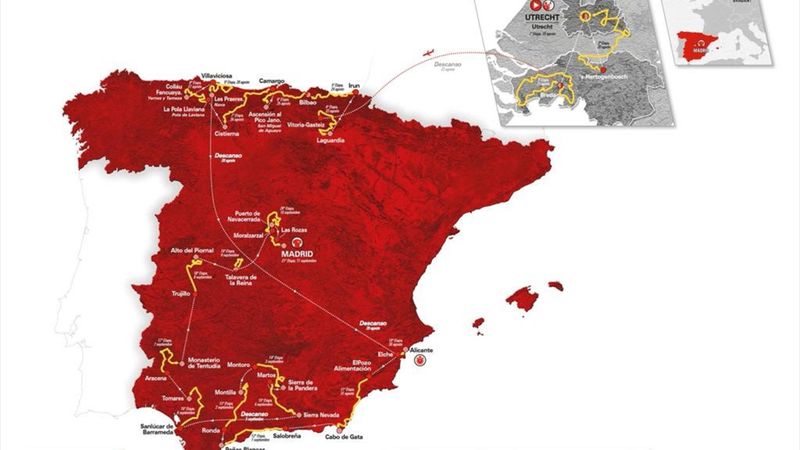 Vuelta a España 2022: Die 21 Etappen von Utrecht nach Madrid