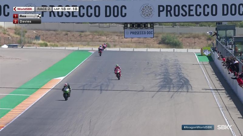 Jonathan Rea triumphs in Aragon race two with 'brilliant ride'