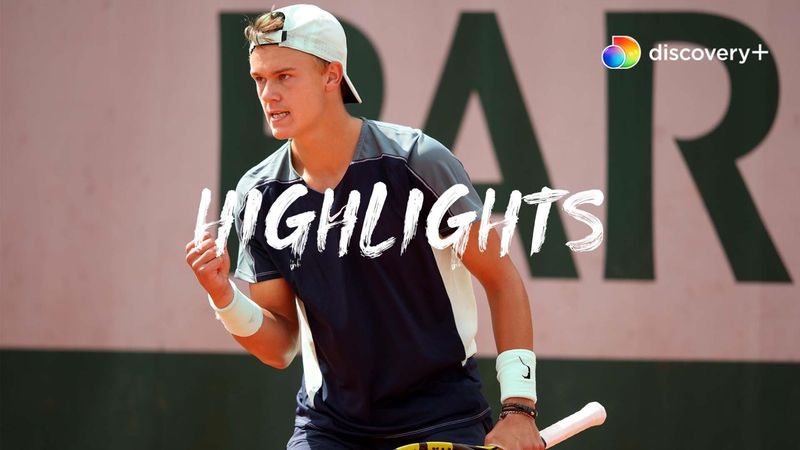 Highlights: Holger Rune med stor sejr i første kamp til Roland Garros