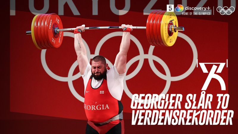 Highlights: Brølstærk georgier snupper to verdensrekorder i vægtløftning