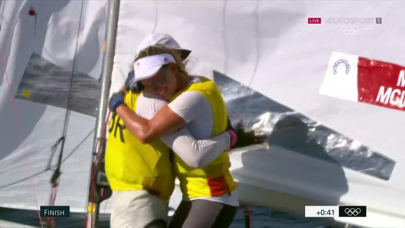'They win the gold!' - GB's Mills and McIntyre clinch sailing triumph