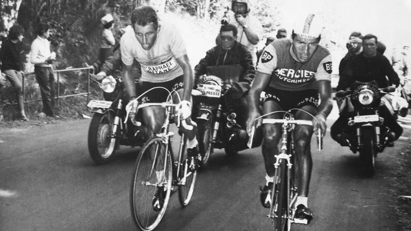 Tour-Geschichte: Das legendäre Duell Anquetil - Poulidor am puy de Dôme 1964