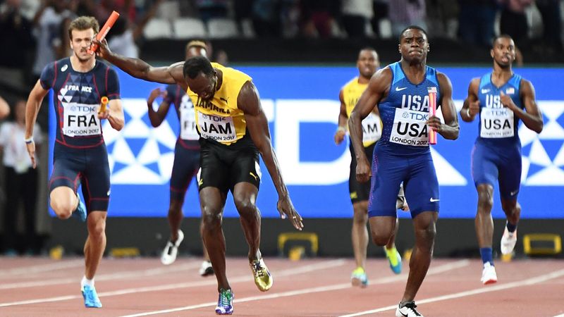 Bolt au sol, les Britanniques titrés, les Français frustrés : ce 4x100m restera dans l'histoire