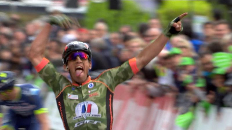 Gaudin seals victory in the Tro-Bro Léon, out-sprinting Backaert