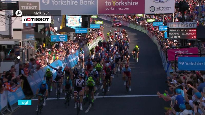 Tour de Yorkshire: Max Walscheid sprints to stage three