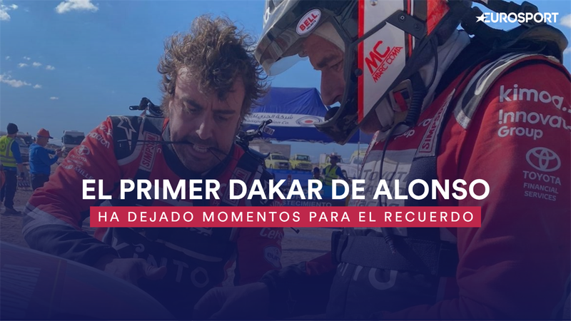 Los momentazos de Alonso en su primer Dakar: De hacer de mecánico a dar dos vueltas de campana