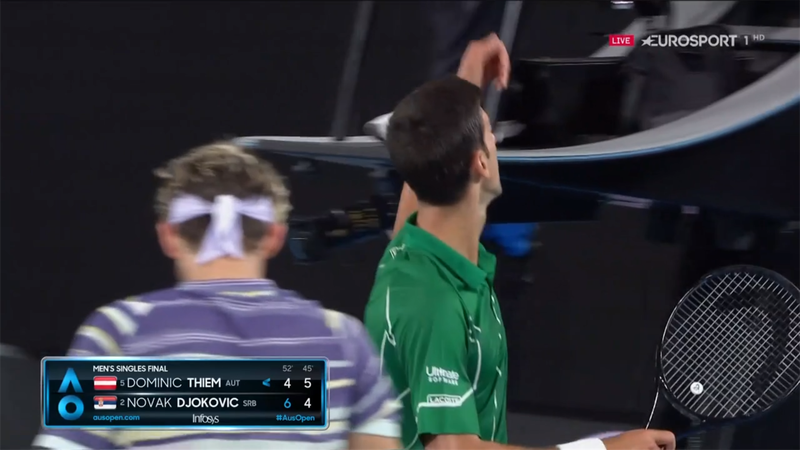 Open de Australia 2020: El enfado de Djokovic con el juez de silla que pudo costarle muy caro