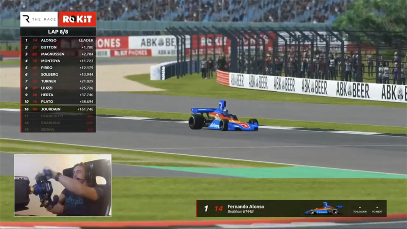 ¡Está para ganar la Fórmula 1! Alonso vuelve a arrasar en The Race