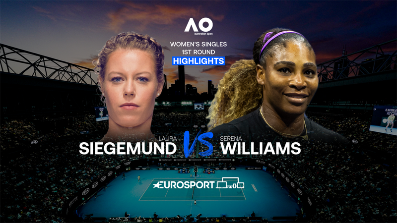 Avustralya Açık 2021: Birinci Tur: Laura Siegemund - Serena Williams maçı özeti