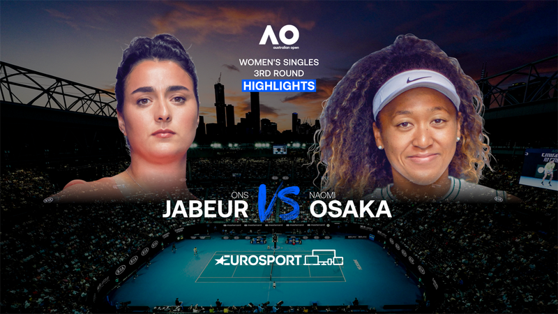 Highlights: Osaka breezes past Jabeur to reach fourth round
