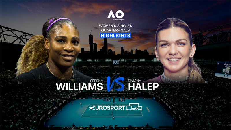 Highlights: Suveræne Serena fik hævn over Halep i rematch af Wimbledon-finalen fra 2019