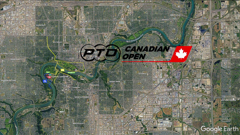 PTO Tour: Route map for inagural Edmonton triathlon course