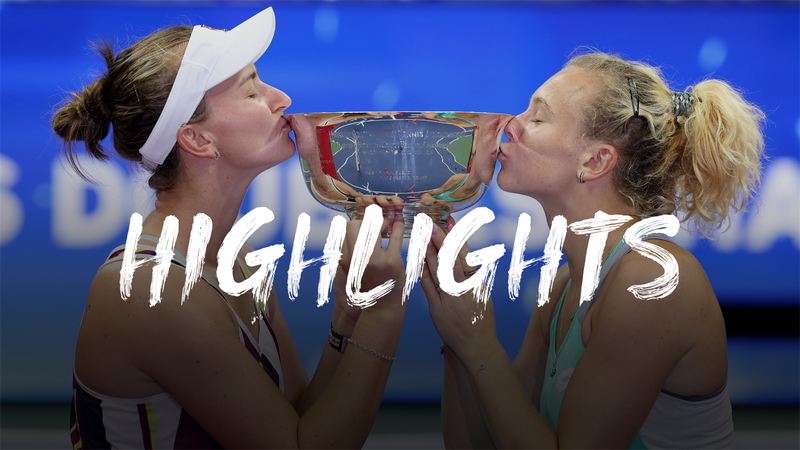 Siniakova/Krejcikova v McNally/Townsend - US Open highlights