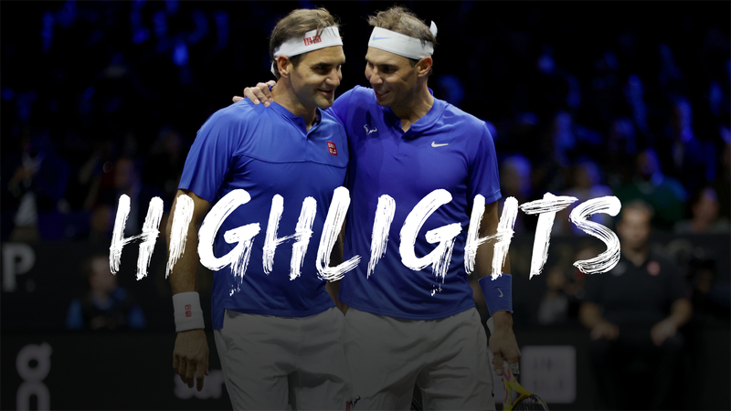 Laver Cup | Bekijk samenvatting van laatste partij Federer - dubbel met Nadal