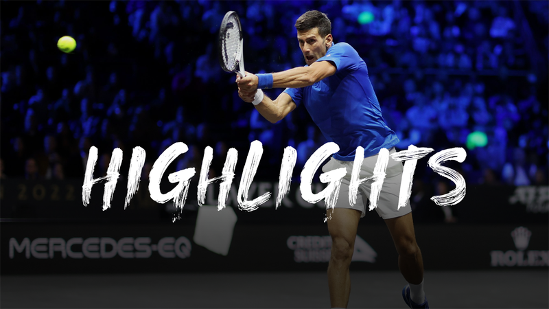 Highlights: Djokovic in imperious form to swat aside Tiafoe on return to action at Laver Cup