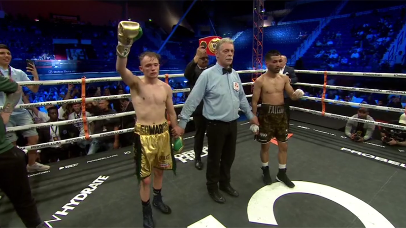 Highlights as Edwards retains IBF flyweight world title against Waseem