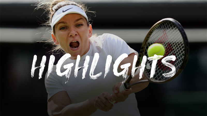 Simone Halep - Karolina Muchova - Wimbledon Highlights