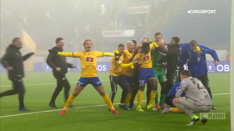 Eliteserien | Geniet mee van bizarre, knotsgekke wedstrijd om laatste plekje in Noorse eredivisie