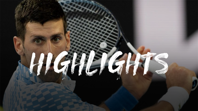 Achtelfinale: Djokovic gibt gegen de Minaur nur fünf Spiele ab - Highlights