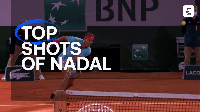I 5 colpi più belli di Nadal al Roland Garros 2020