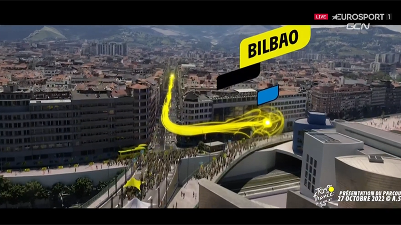 De Bilbao à Paris : la carte du Tour de France 2023 en 3D
