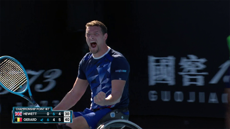 Highlights: Britain's Hewett loses to Gerard in wheelchair singles final