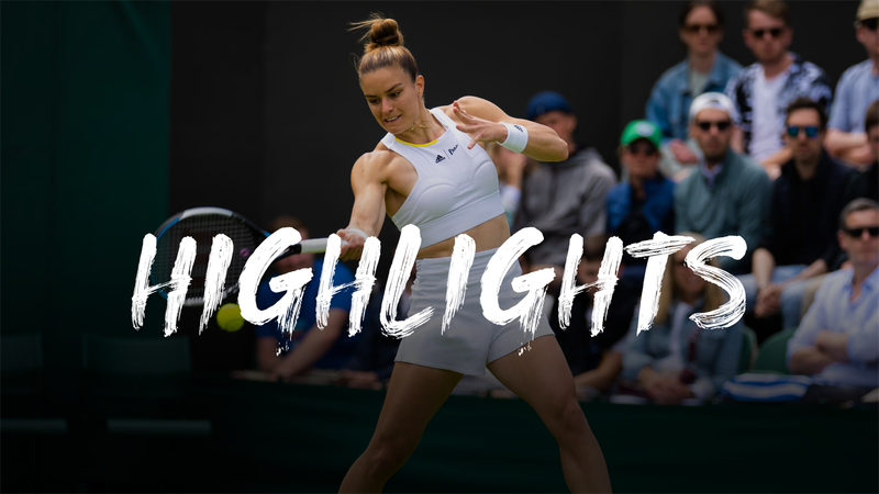 Wimbledon : Maria Sakkari vs Zoe Hives