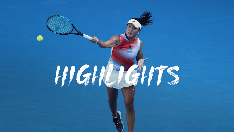 Australian Open : Day 1 - Highlights WANG v GAUFF