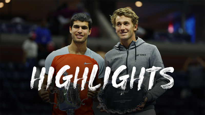 Alcaraz v Ruud - US Open highlights