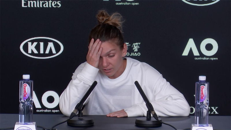 Halep: 'It was very, very hot - it killed me'