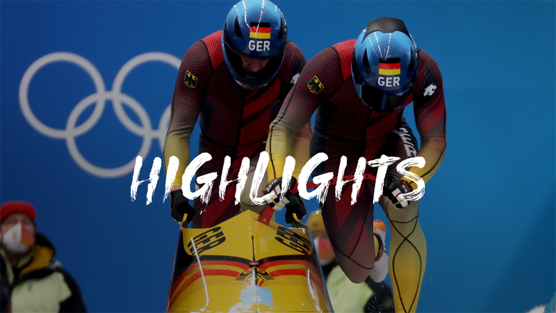 Bobsleigh 2 Men Heat (Final) - Beijing 2022 - Olympische hoogtepunten